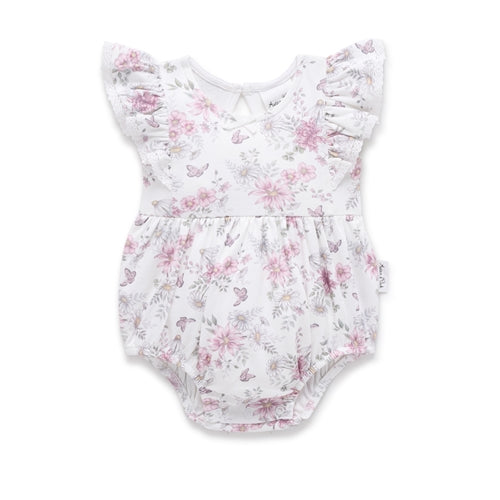 Daisy Floral Bubble Romper
