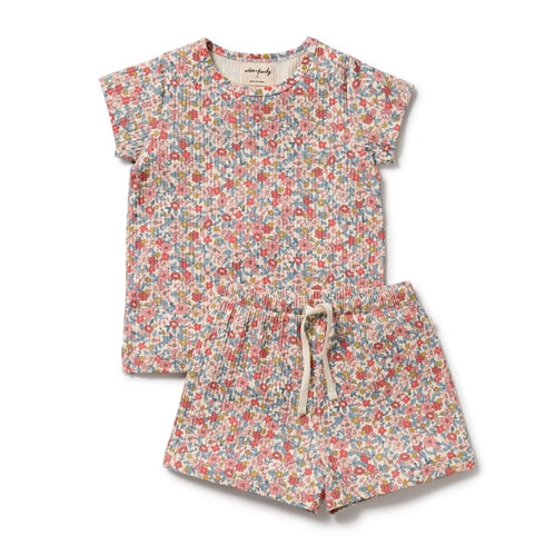 Summer Bloom Organic Short Sleeve Pyjamas