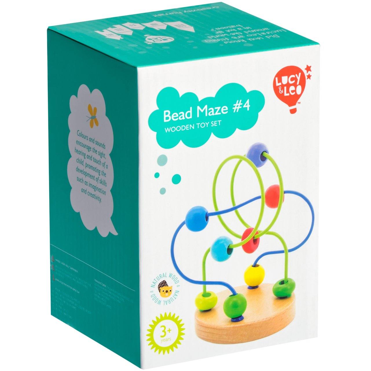 Wooden bead maze - Educational toy