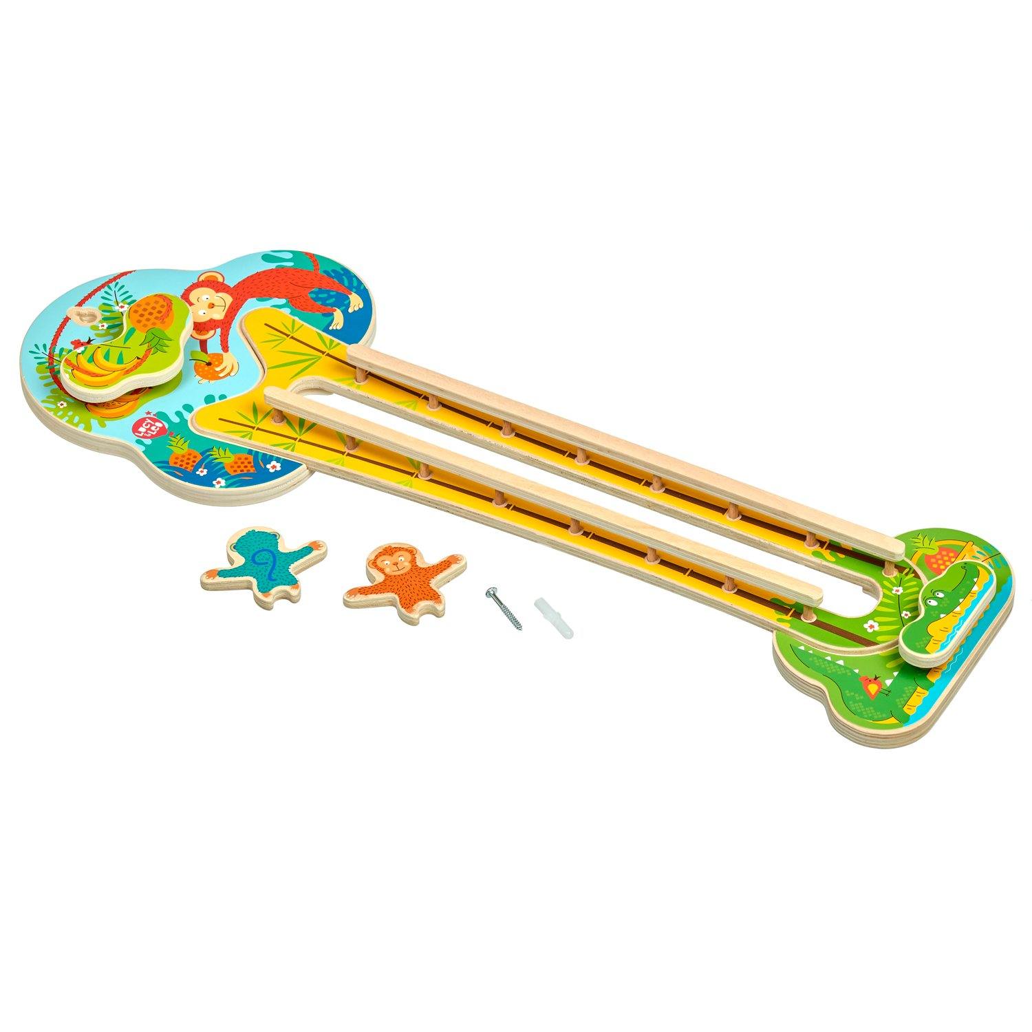 Sly monkey - wooden wall toy