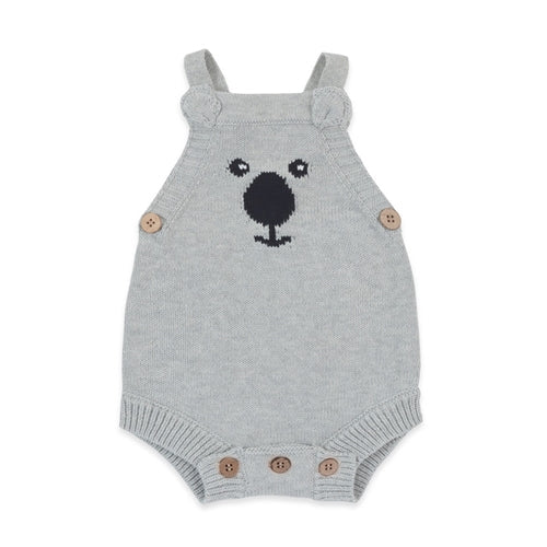 Grey Koala Knit Romper