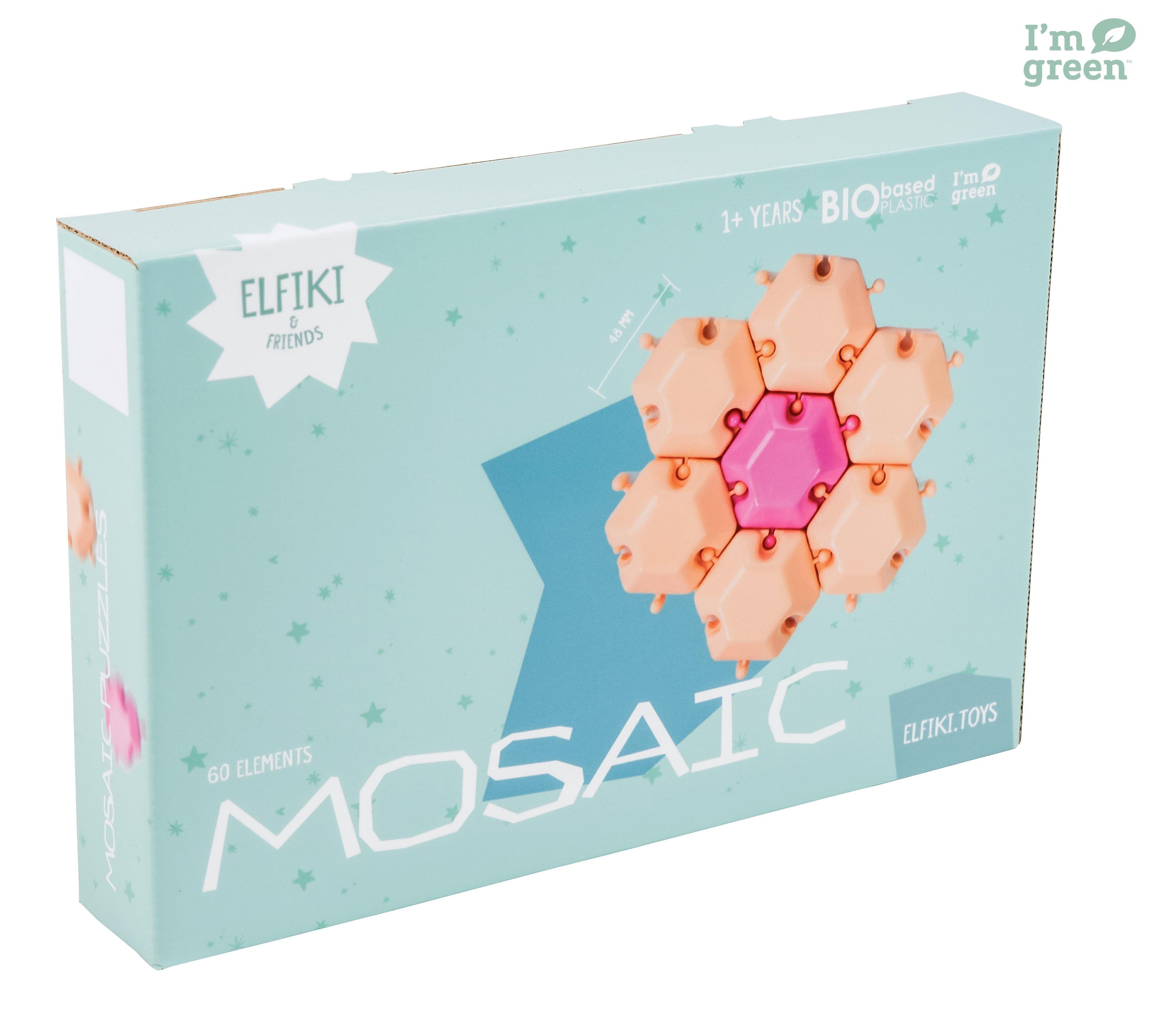 Bioplastic toys - Mosaic educational toy.
