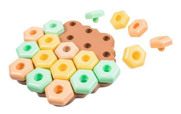 Bioplastic toys - puzzle educational toy.