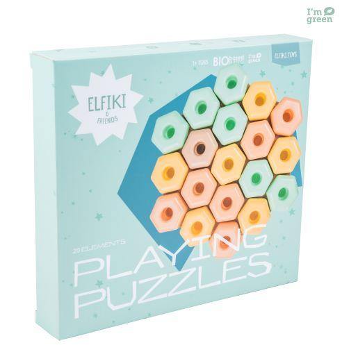 Bioplastic toys - puzzle educational toy.