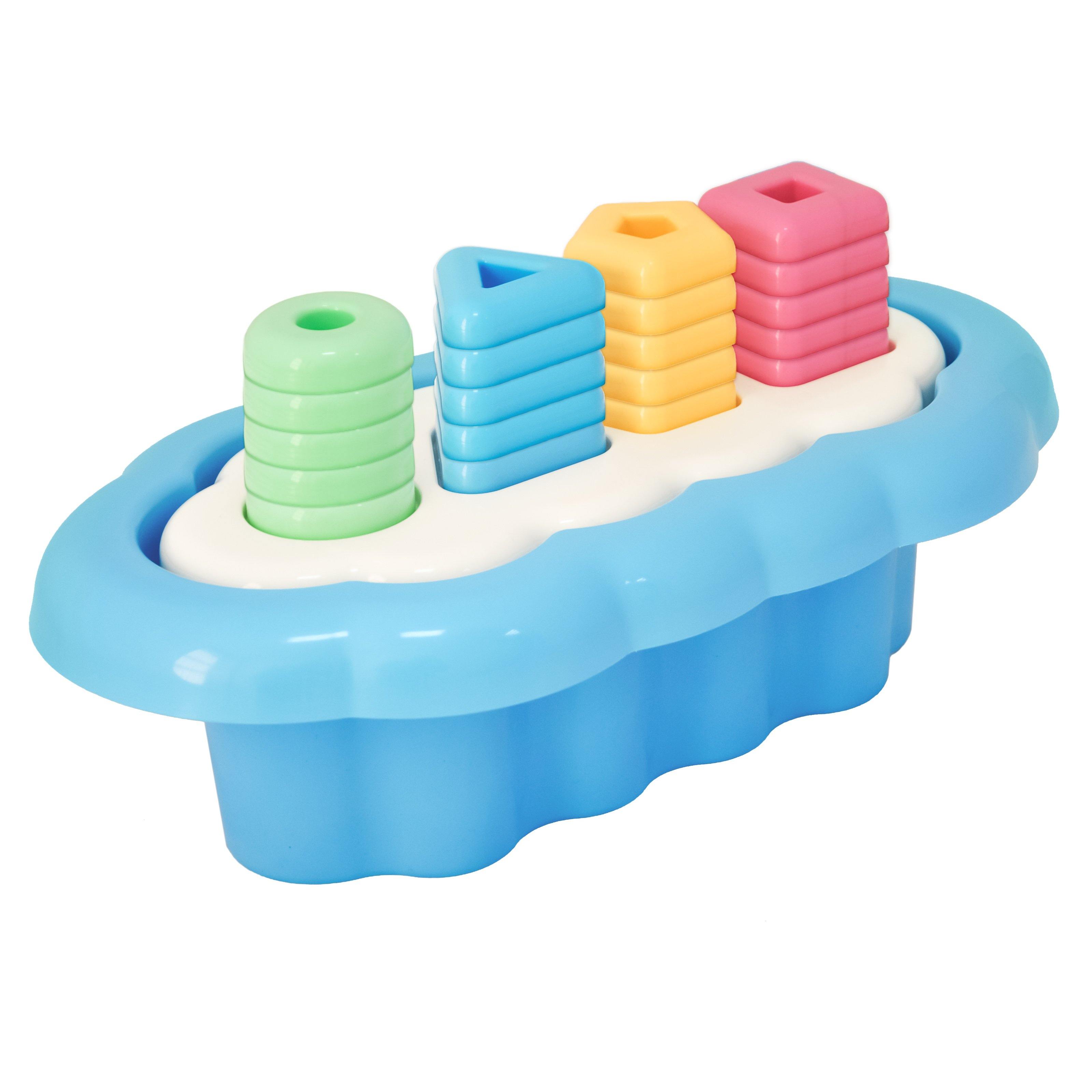 Bioplastic toys - 20 piece giant stacking toy.