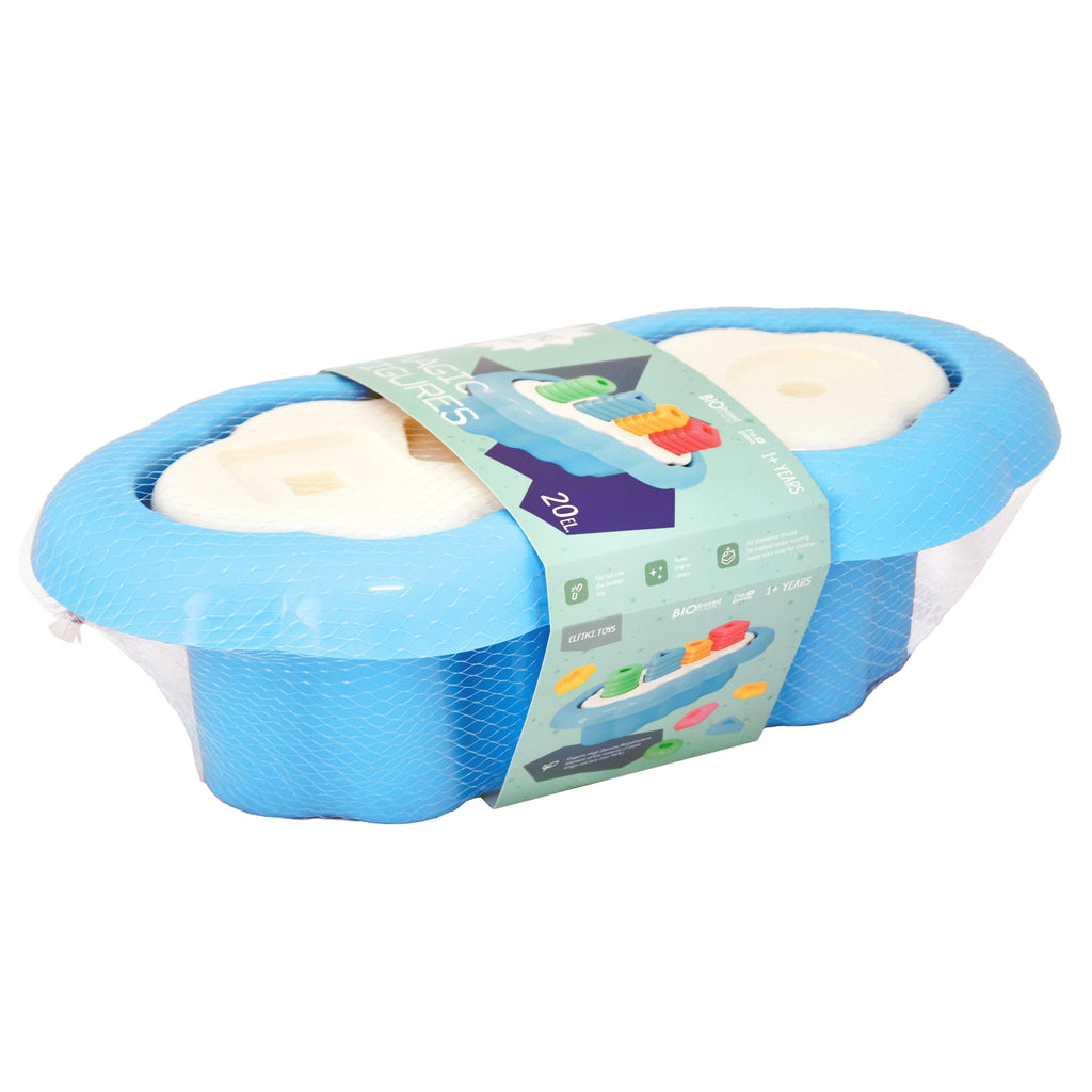 Bioplastic toys - 20 piece giant stacking toy.