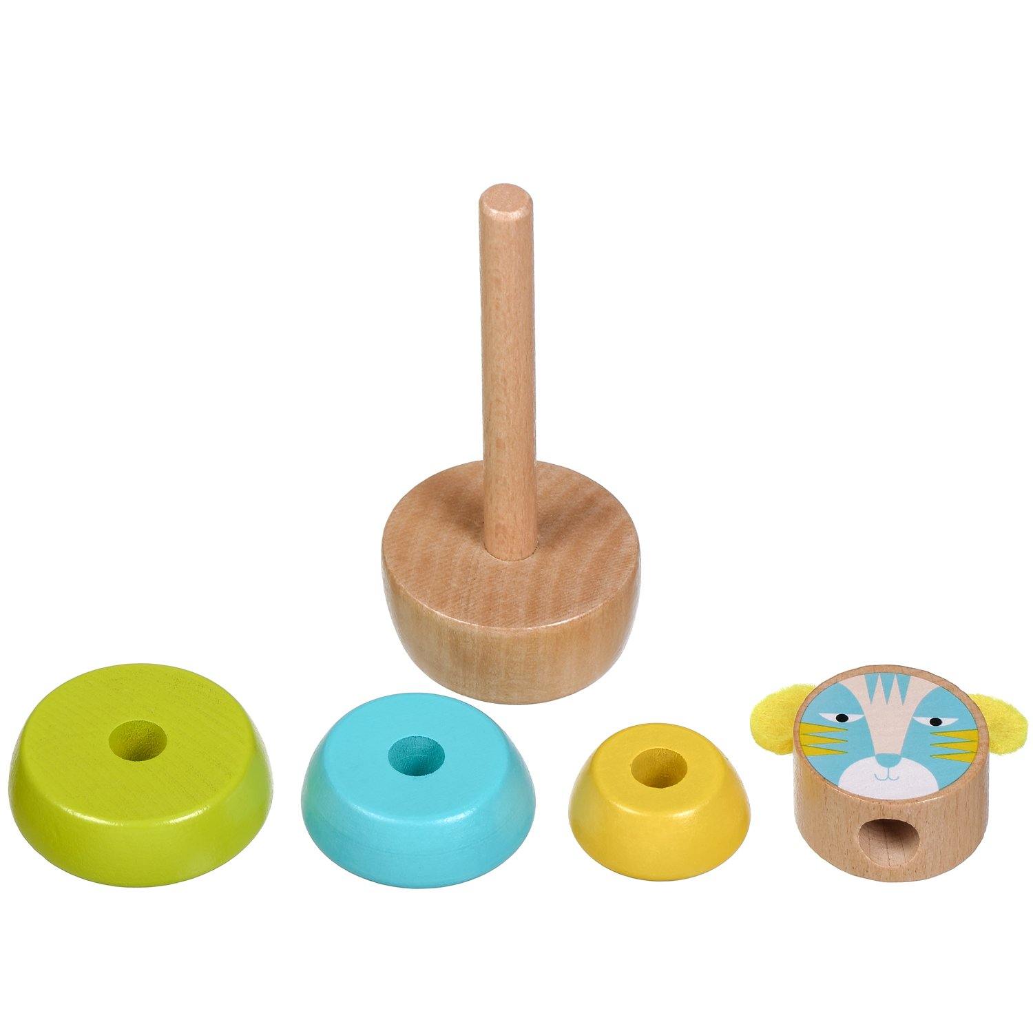 Cat stacker - educational wooden toy