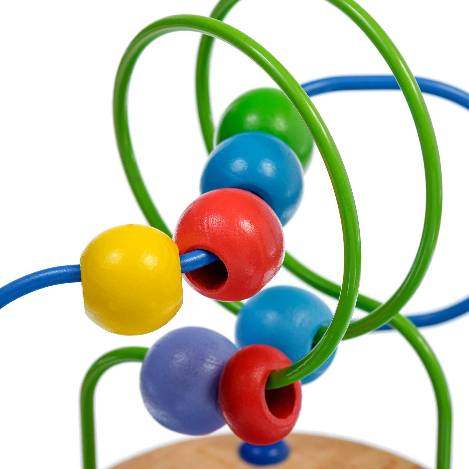 Wooden bead maze - Educational toy