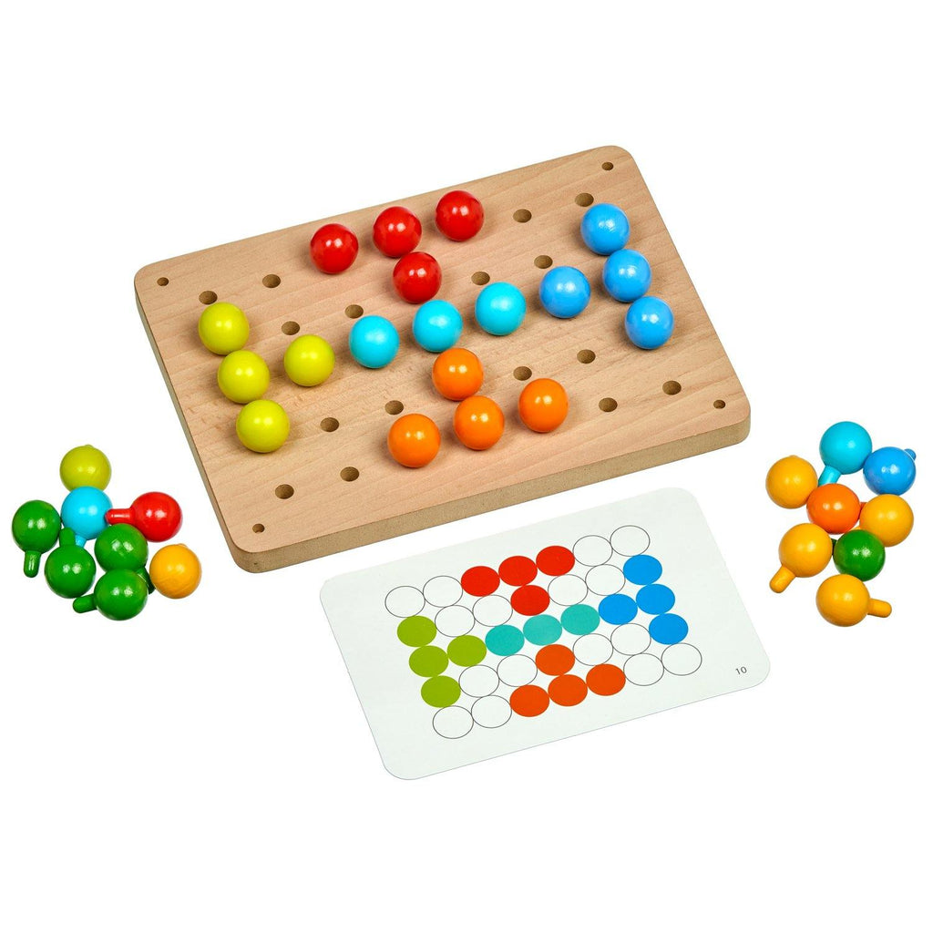 Colour mosaic - wooden toy art kit.