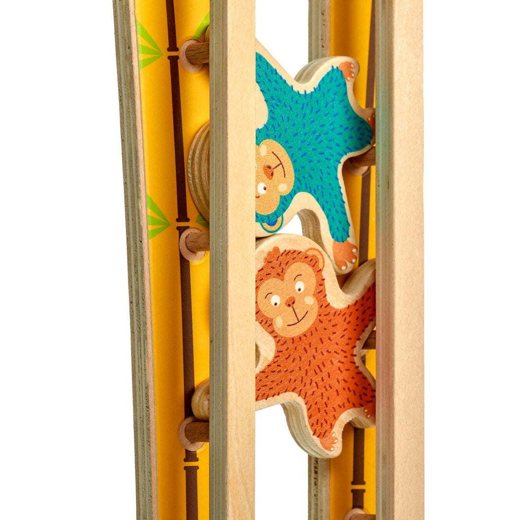 Sly monkey - wooden wall toy