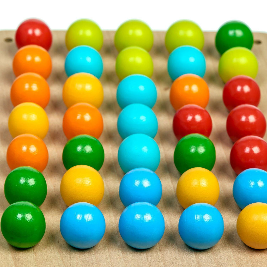 Colour mosaic - wooden toy art kit.