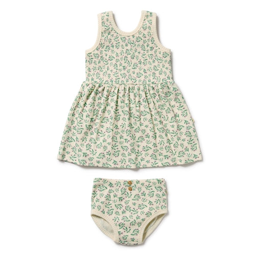 Periwinkle Organic Dress Set