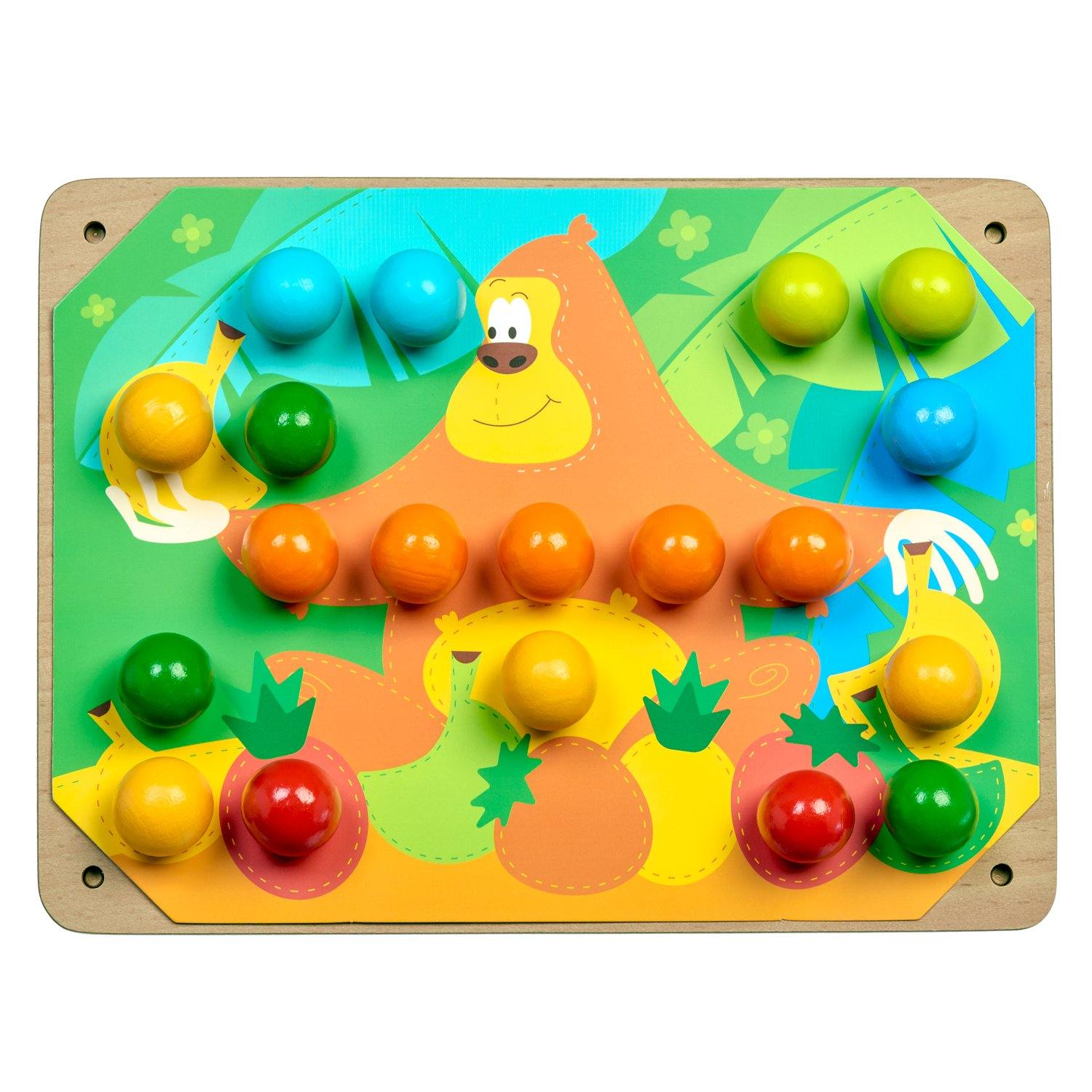 Colour mosaic - wooden toy art kit.