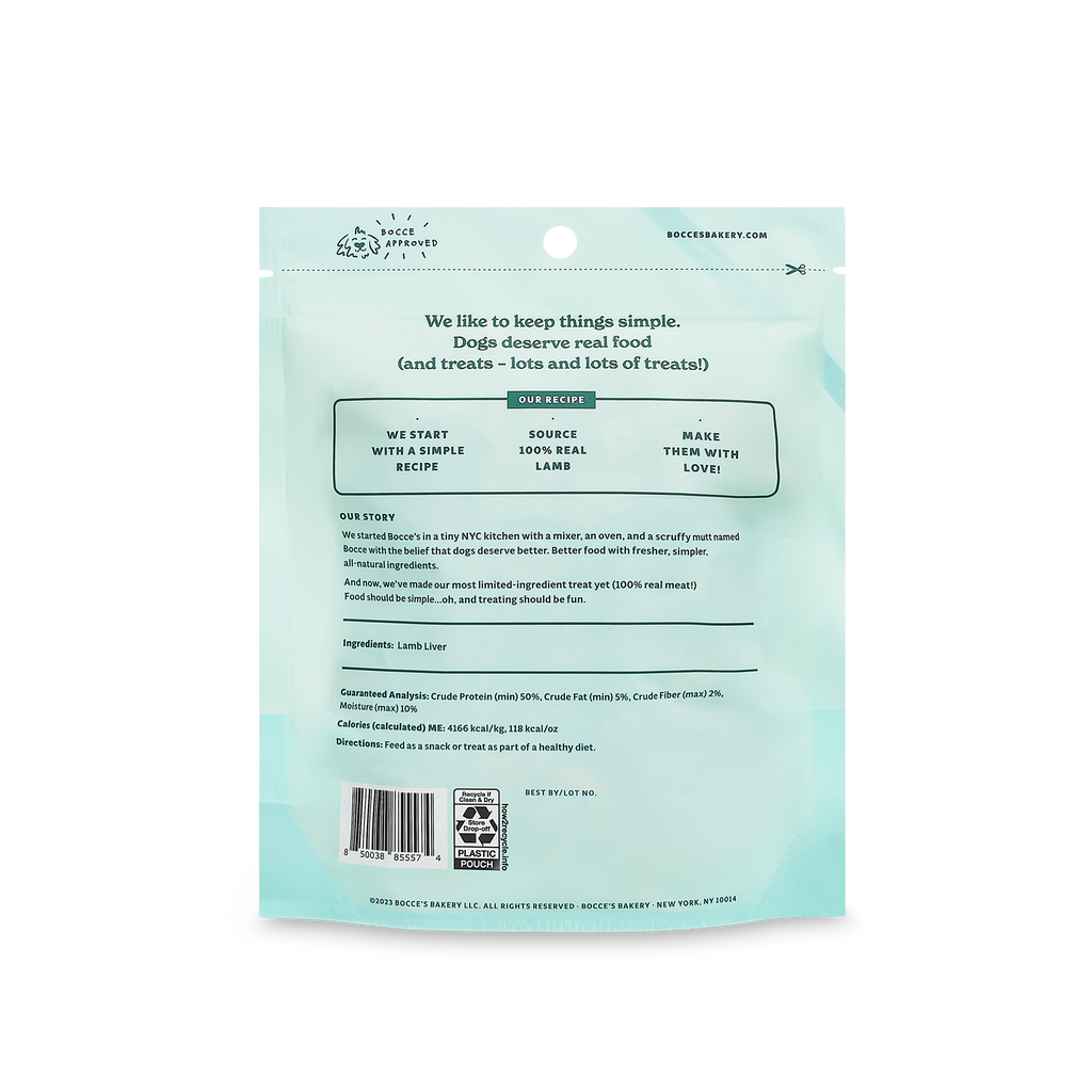 Lamb Liver Freeze Dried Treats 3oz