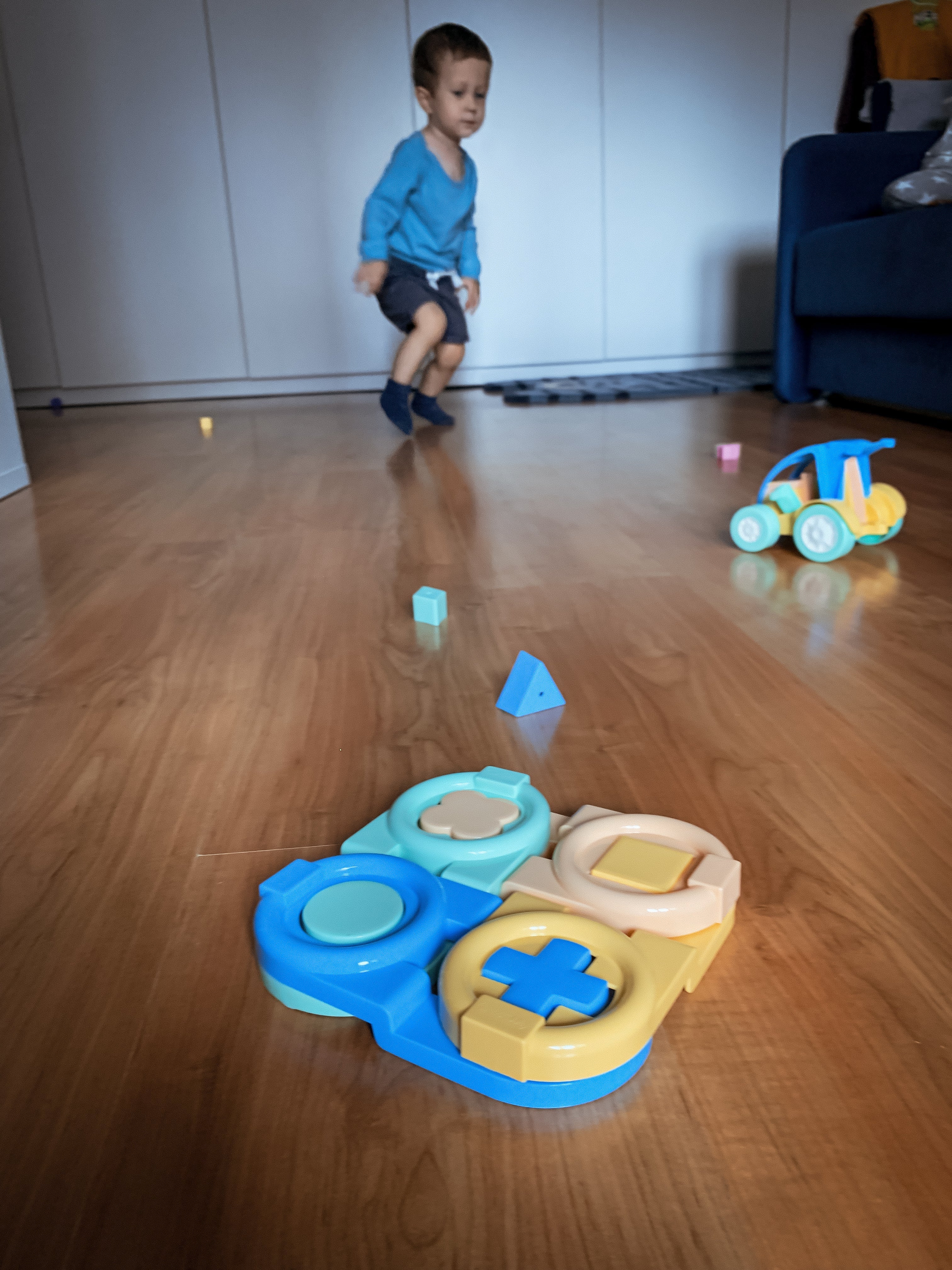 Bioplastic toys - Toddler puzzle domino.