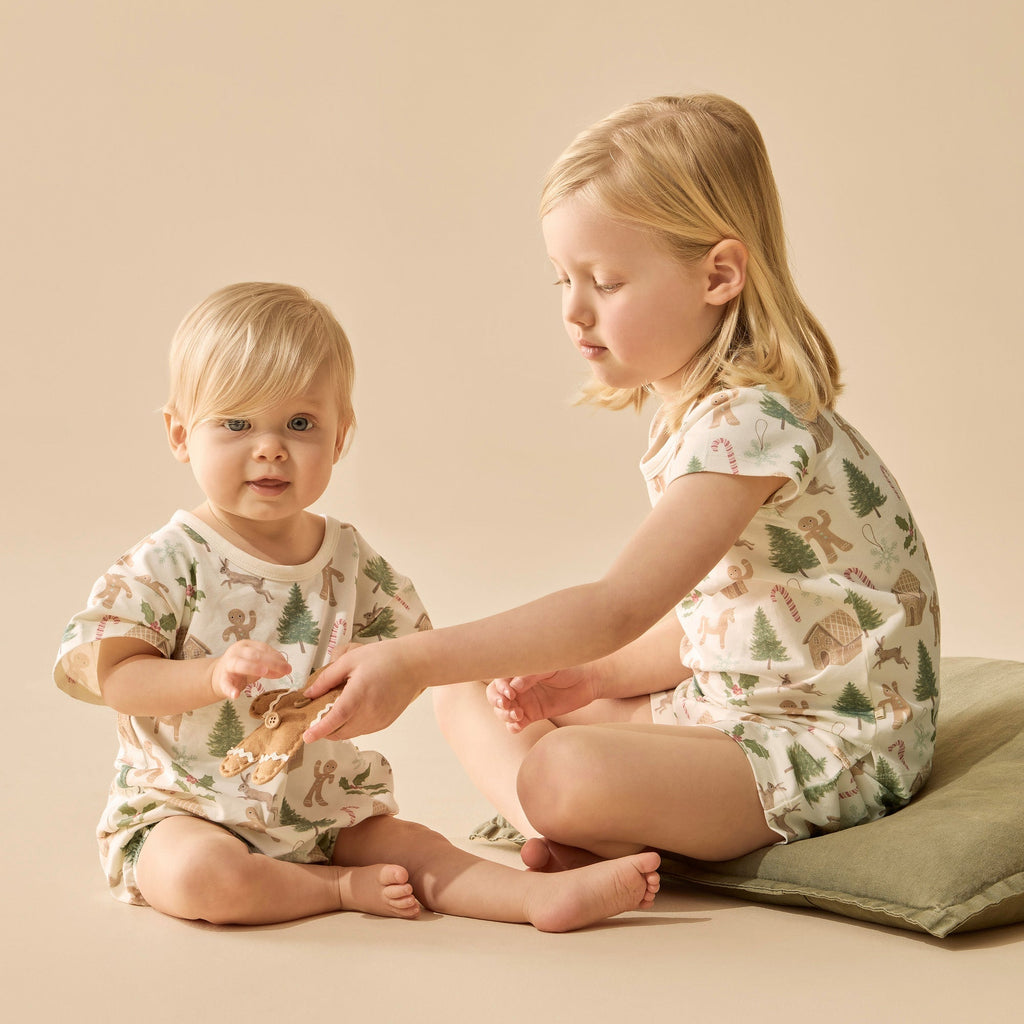 Holly Jolly Magic Organic Short Sleeve Pyjamas