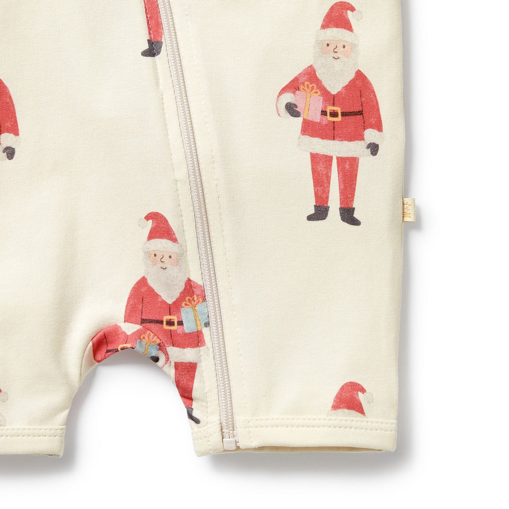 Ho Ho Ho Organic Boyleg Zipsuit