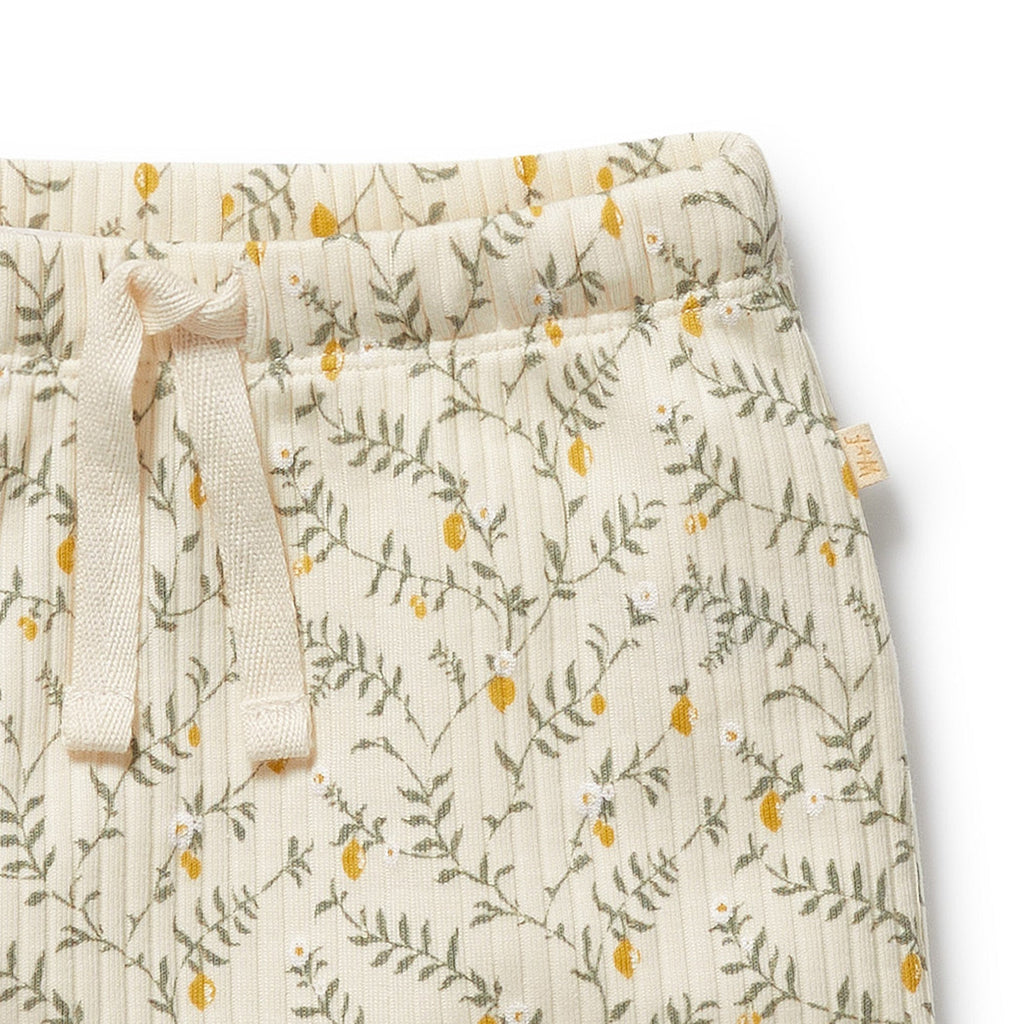 Lemon Leaf Organic Kimono Set