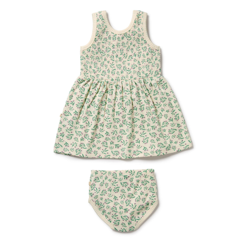 Periwinkle Organic Dress Set