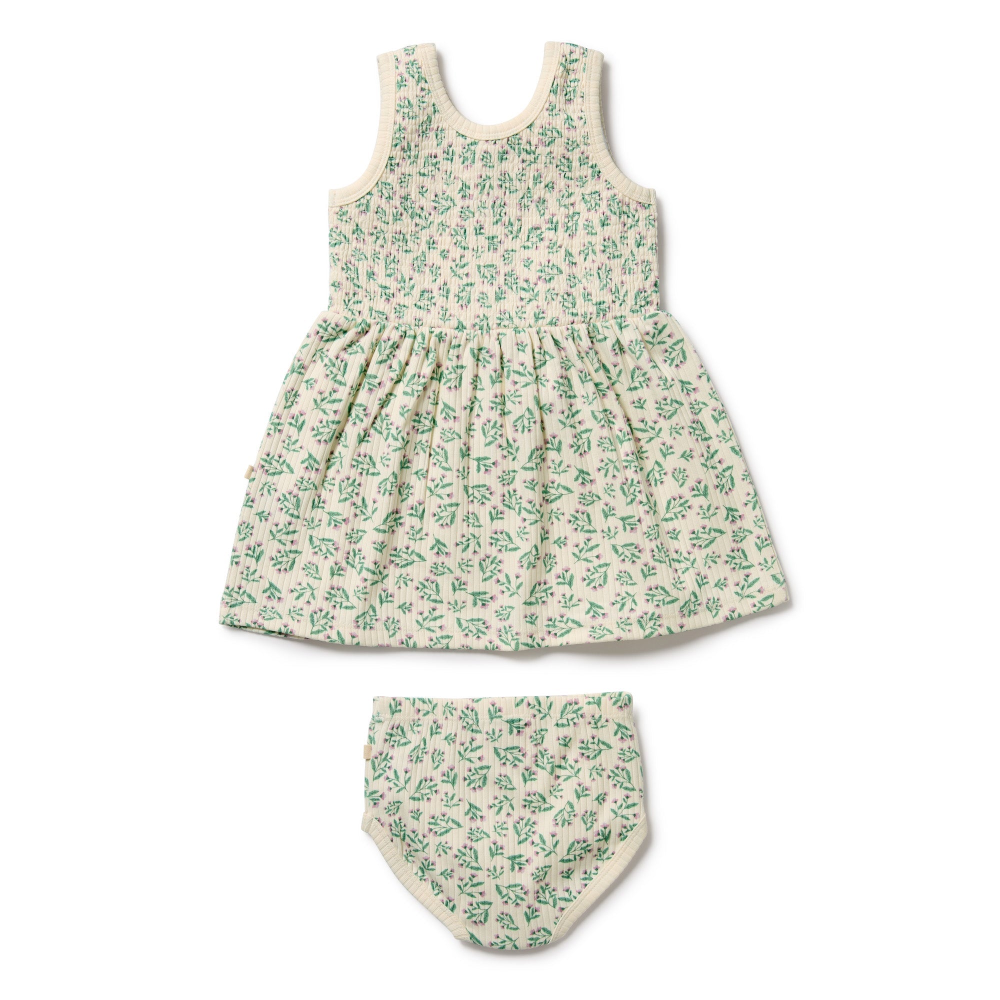 Periwinkle Organic Dress Set