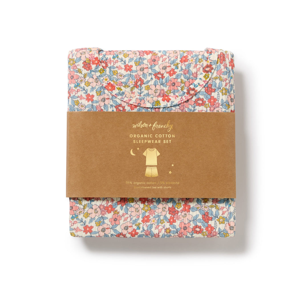 Summer Bloom Organic Short Sleeve Pyjamas