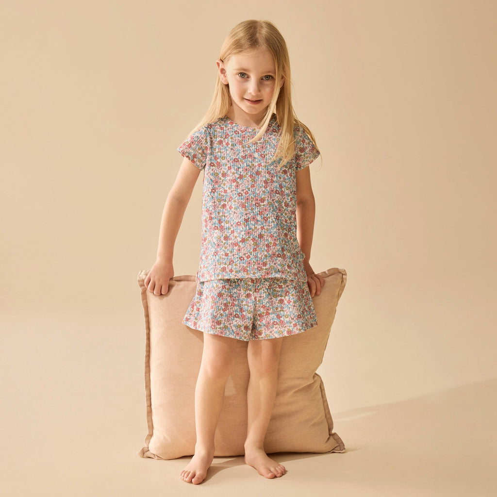 Summer Bloom Organic Short Sleeve Pyjamas