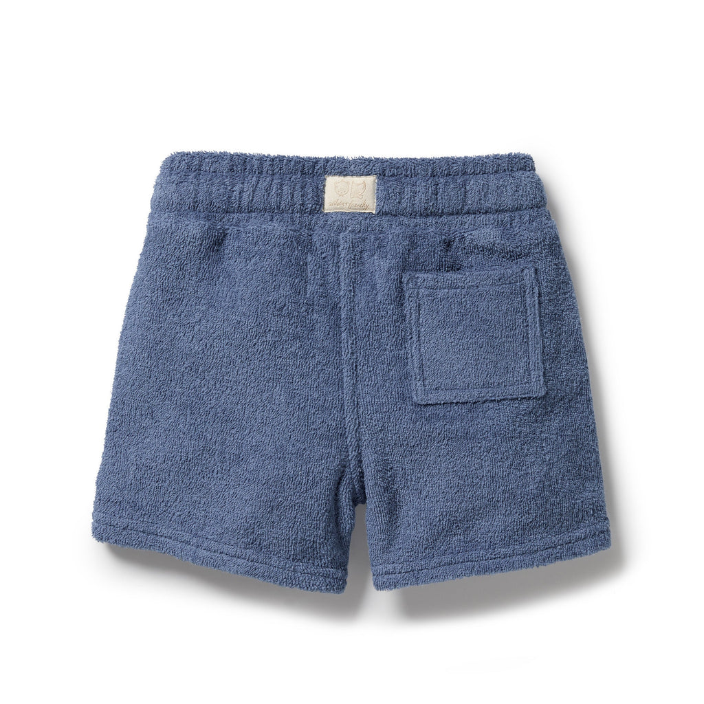 Deep Blue Organic Terry Short