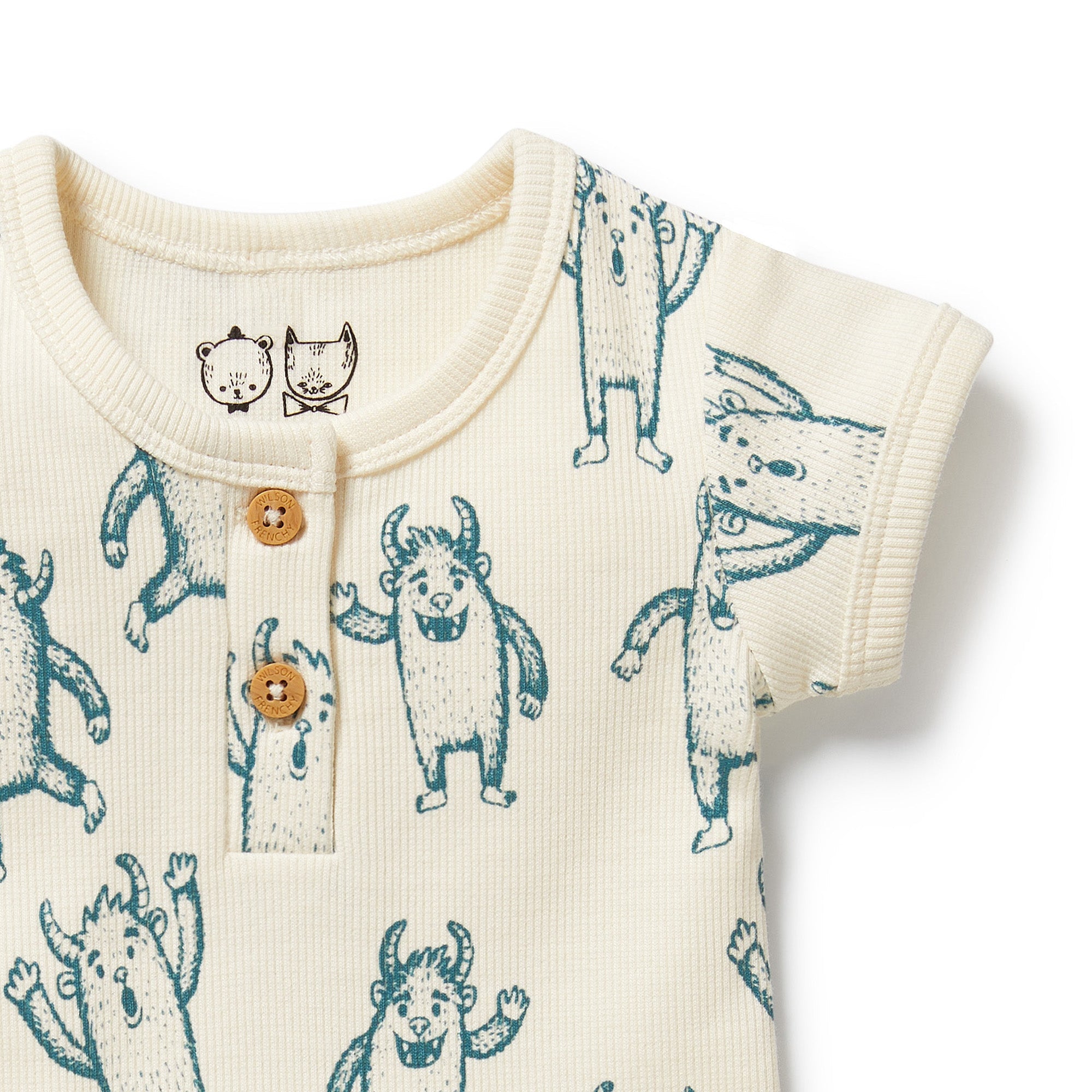 Yeti Organic Henley Bodysuit