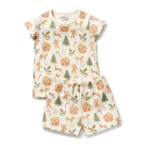 Holly Jolly Magic Organic Short Sleeve Pyjamas